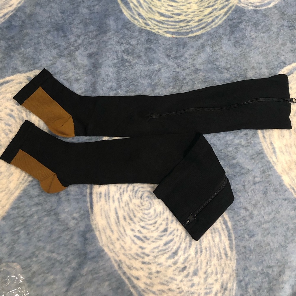 LIQUIDATING Support Stockings Knee High Toeless Size L/XL